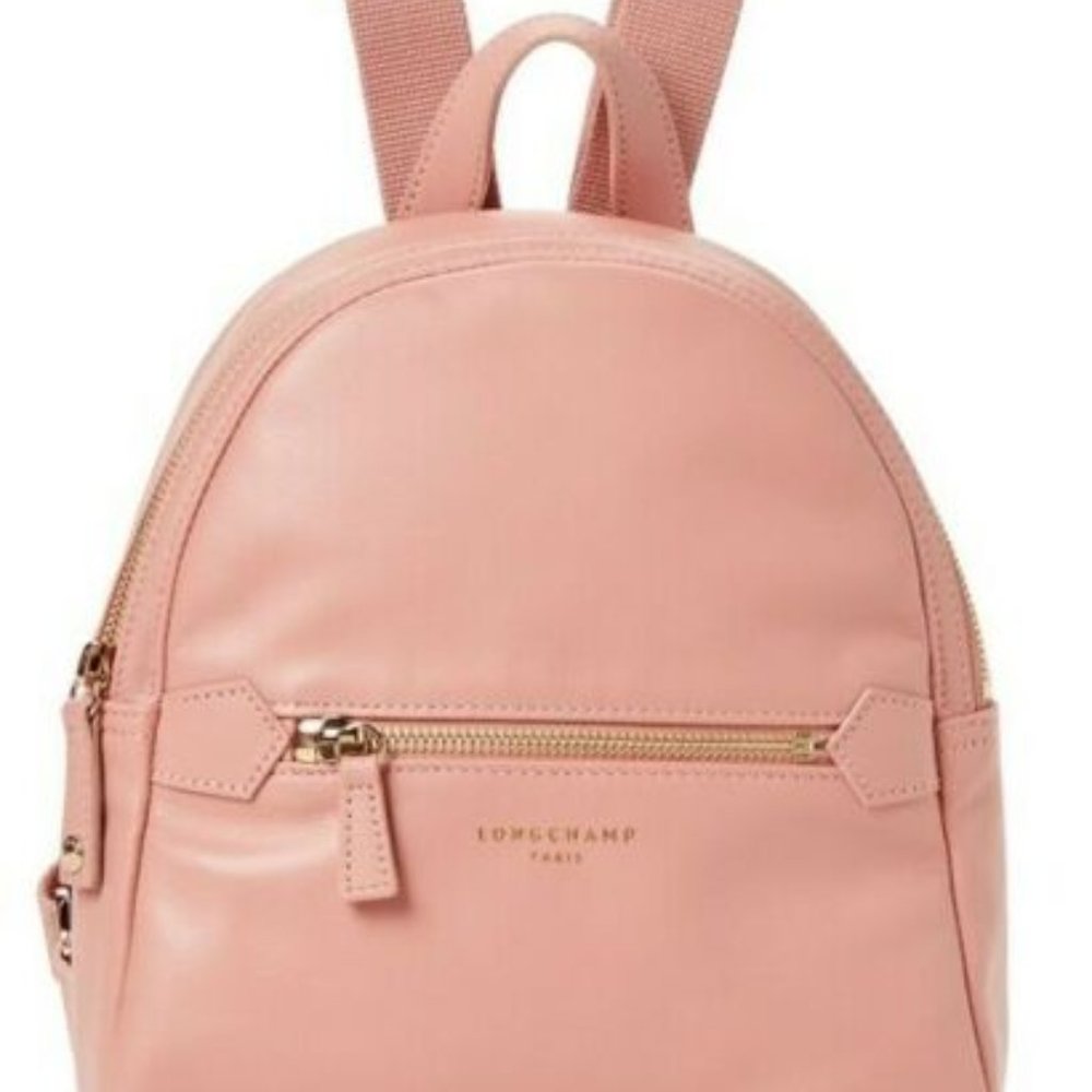 LONGCHAMP 2.0 SMALL LEATHER BACKPACK - PETAL